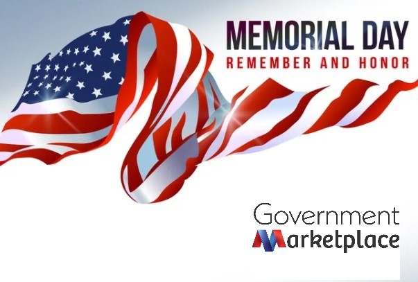 Happy Memorial Day!
Today, we honor and remember the brave men and women who have made the ultimate sacrifice for our freedom. Their courage and dedication inspire us every day.
#MemorialDay #HonorAndRememberr #gratitude #ServiceAndSacrifice #GovernmentMarketplace
