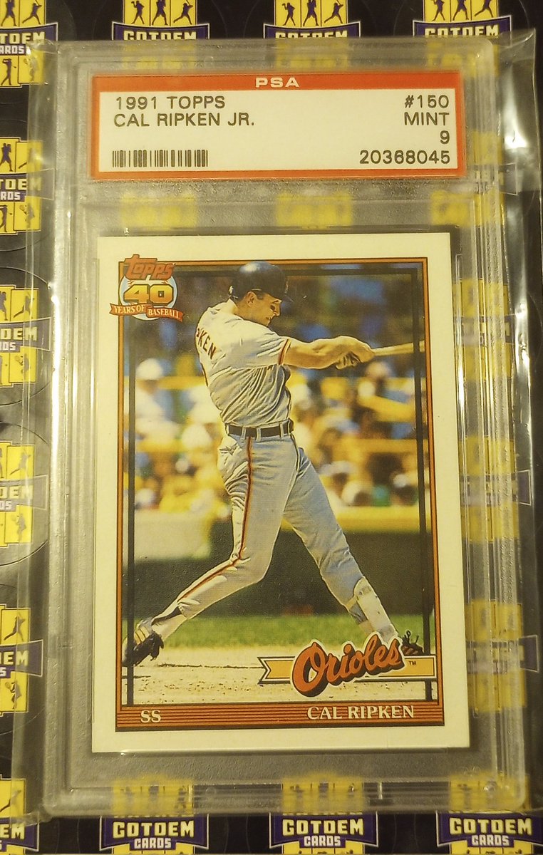 1991 Topps Cal Ripken Jr PSA 9 #Orioles

Send Offers let's make a deal Best offer takes it Home🤝 

🏆Repost are amazing  
🏆Tags are always appreciated  
#TheHobbyFamily #THFpro #NFLX #MLB #football #NFL #BaseBall #baseballcards #basketball #basketballcards #NBA #NBAX