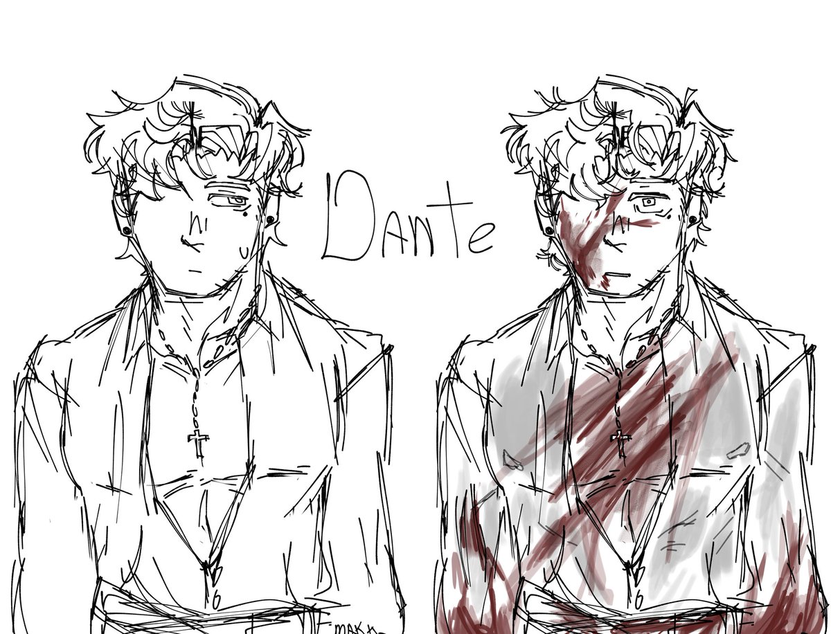 Dante capable skin sketch #DayBreak #robloxdaybreak