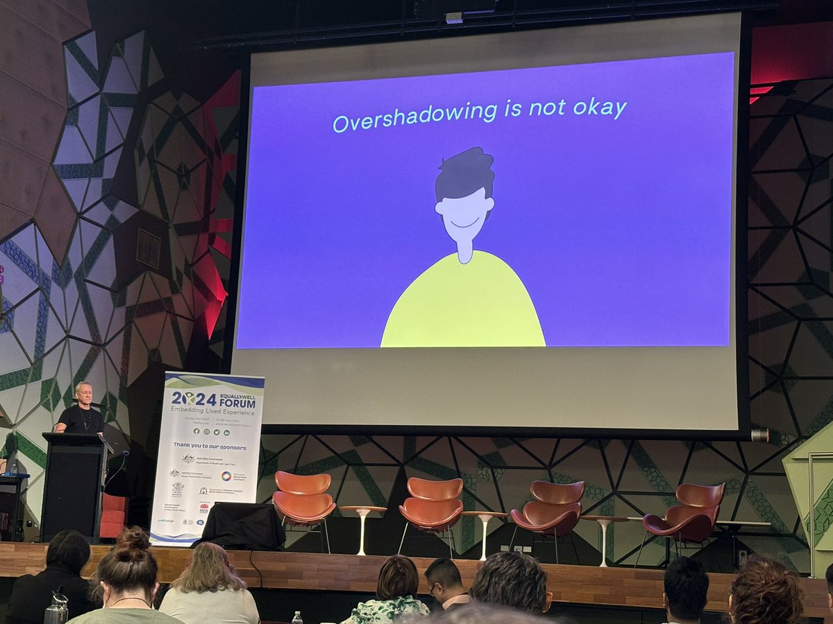 Loved hearing what NZ is doing to tackle diagnostic overshadowing #EquallyWellAu24