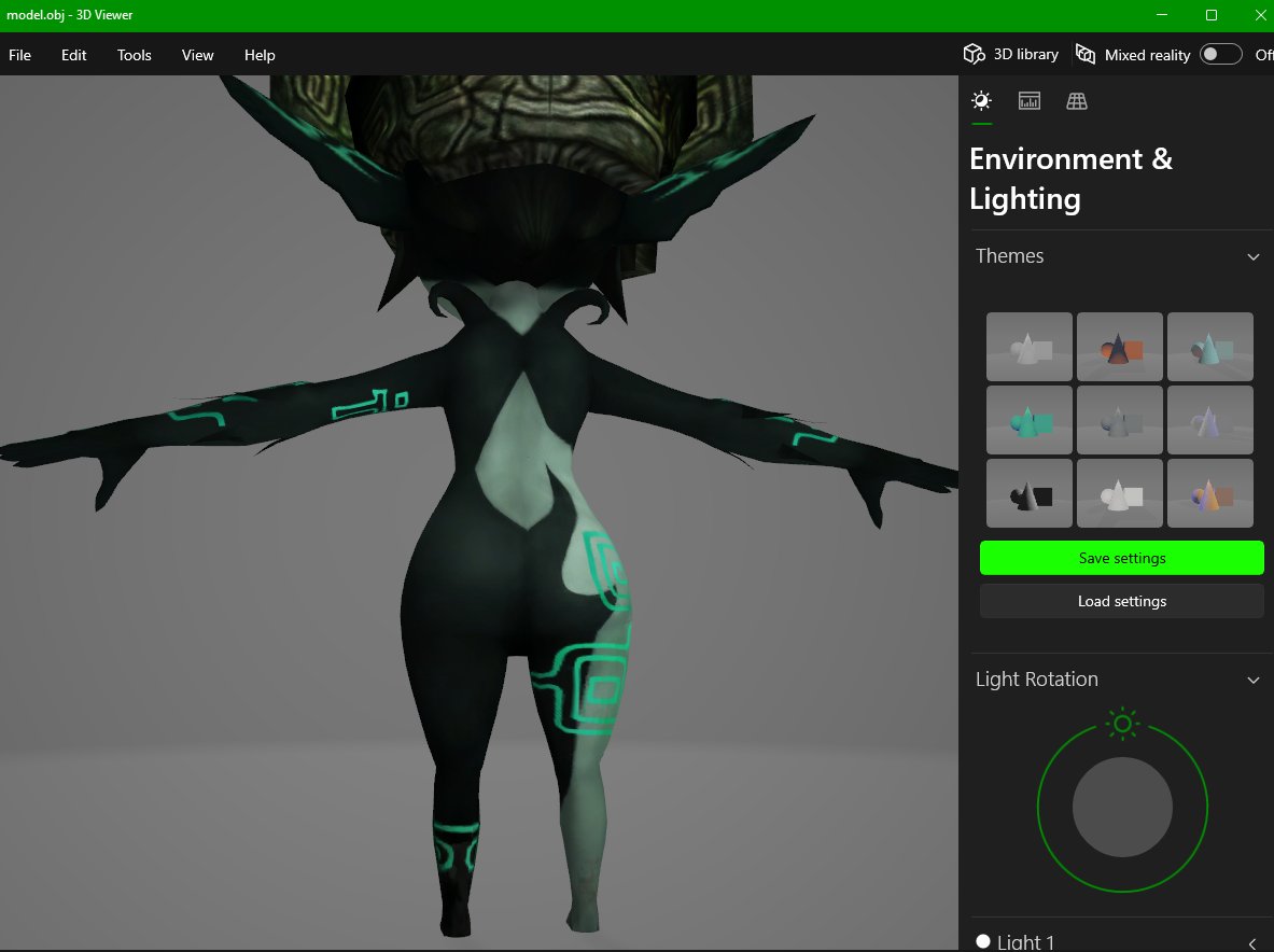 LewdSpectacles's tweet image. I didn&apos;t wake up thinking I&apos;d be watching Hyrule Warriors gameplay and downloading a model of Midna so I could ensure I know exactly what the pattern on her ass looks like today.