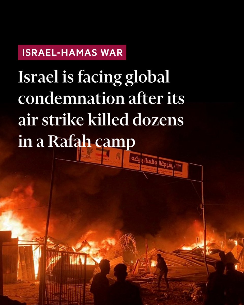 European and Arab nations have expressed outrage and horror after the strike, which Palestinian officials said killed at least 45 people and injured more than 200 at the camp for displaced civilians on.ft.com/3WV0bRd