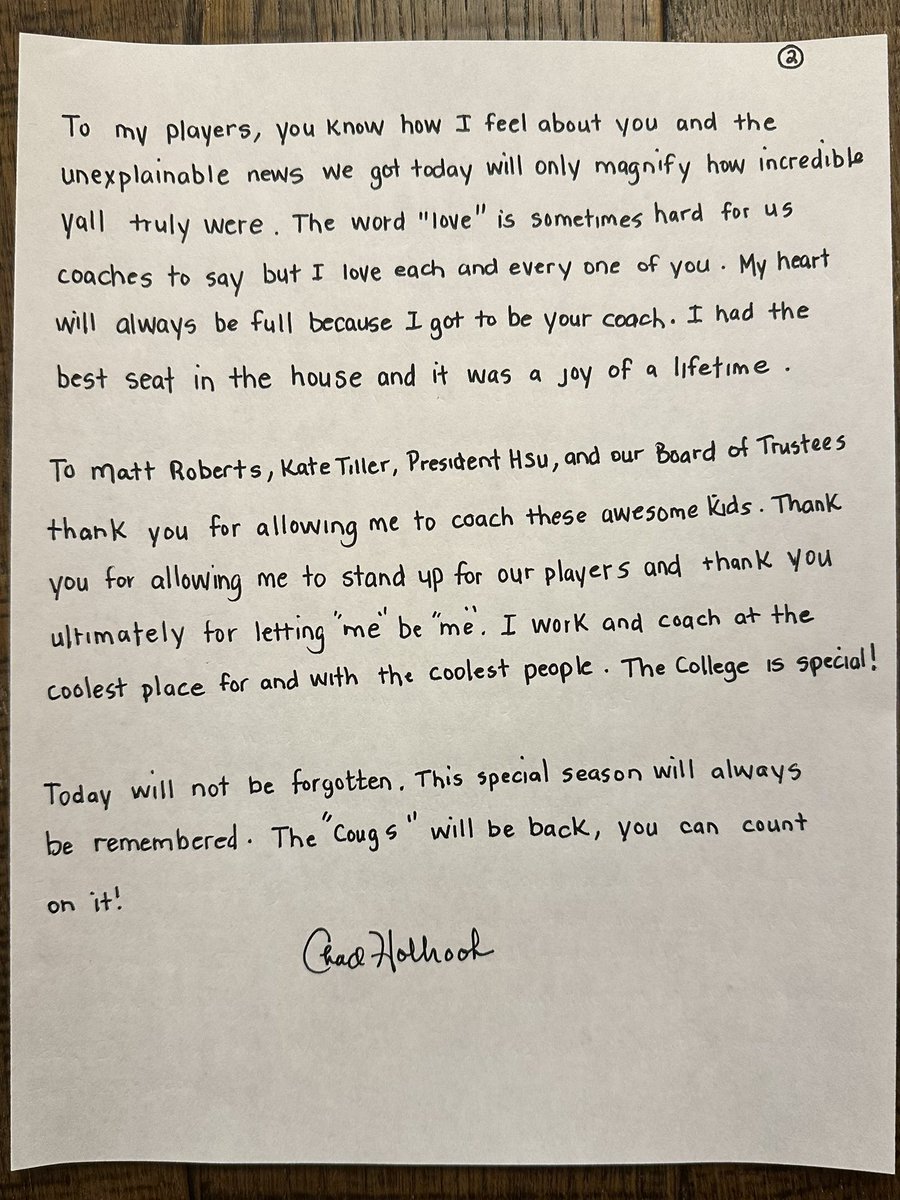 Chad Holbrook (@cholbrook2) on Twitter photo @cofbaseball <a href="/CofCSports/">#TheCollege 🌴</a> <a href="/CofCalumni/">CofC Alumni</a> Some thoughts about an incredible group of kids that faced the unexplainable today. @cofbaseball <a href="/CofCSports/">#TheCollege 🌴</a> <a href="/CofCalumni/">CofC Alumni</a> Some thoughts about an incredible group of kids that faced the unexplainable today.