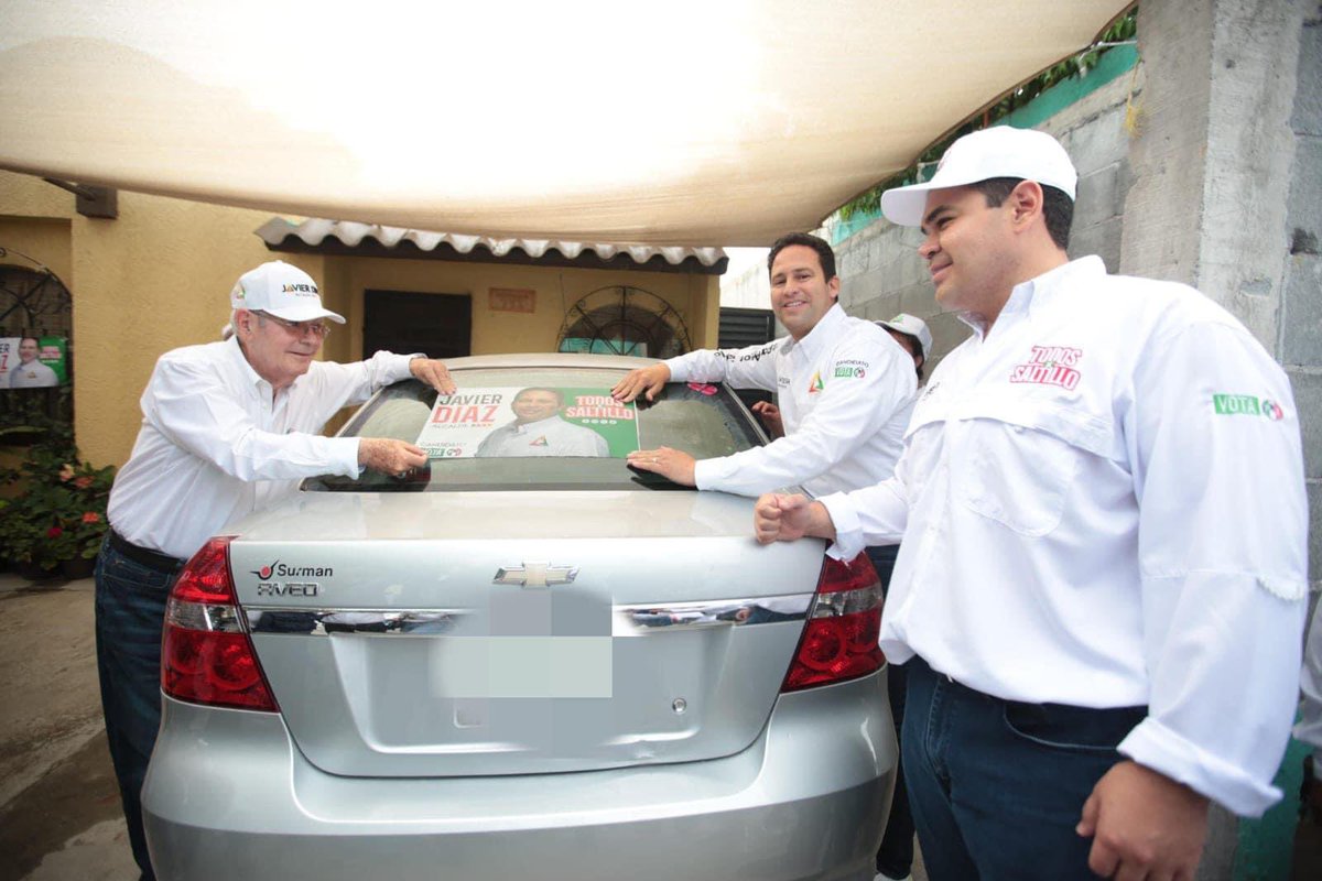 Tuvimos un gran día en #Saltillo con nuestro próximo Presidente Municipal @javierdiazglz. Las y los saltillenses quieren que siga el buen gobierno priista. ¡Este 2 de junio #VotaTodoPRI!💪🏽🟢⚪️🔴