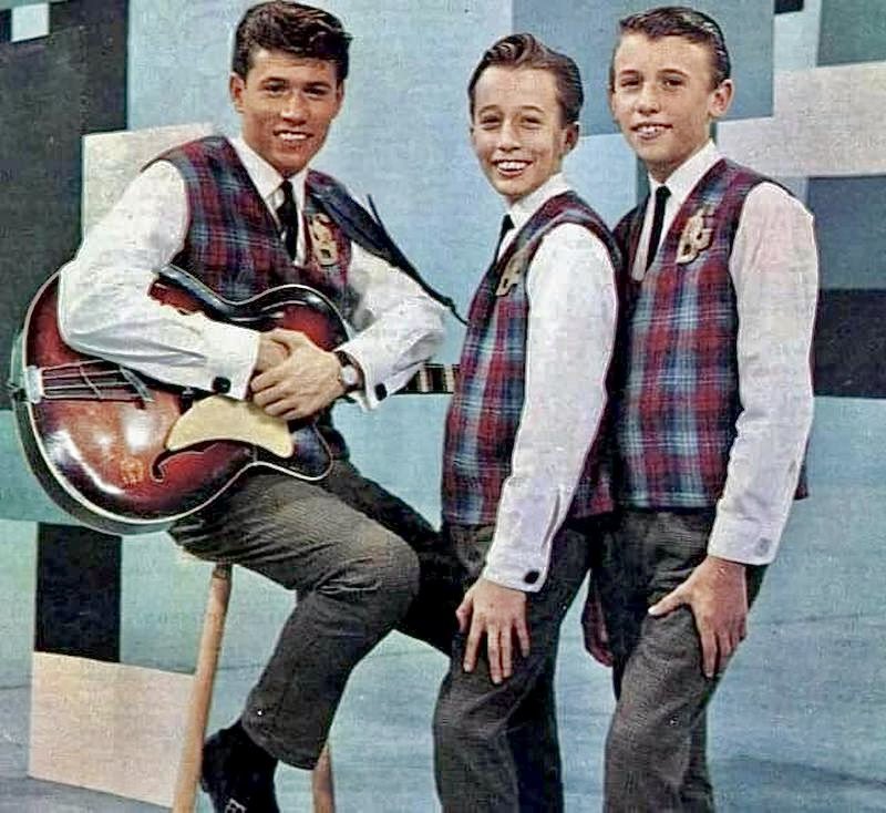 1963: An early photo of some musical brothers…