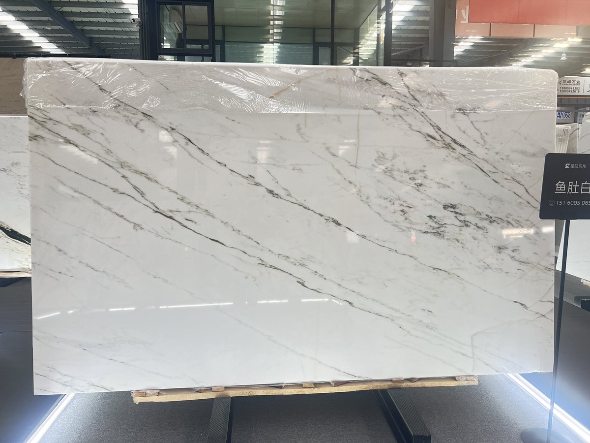 JamesHong89's tweet image. Oriental Calacatta marble- own quarry #whitemarble