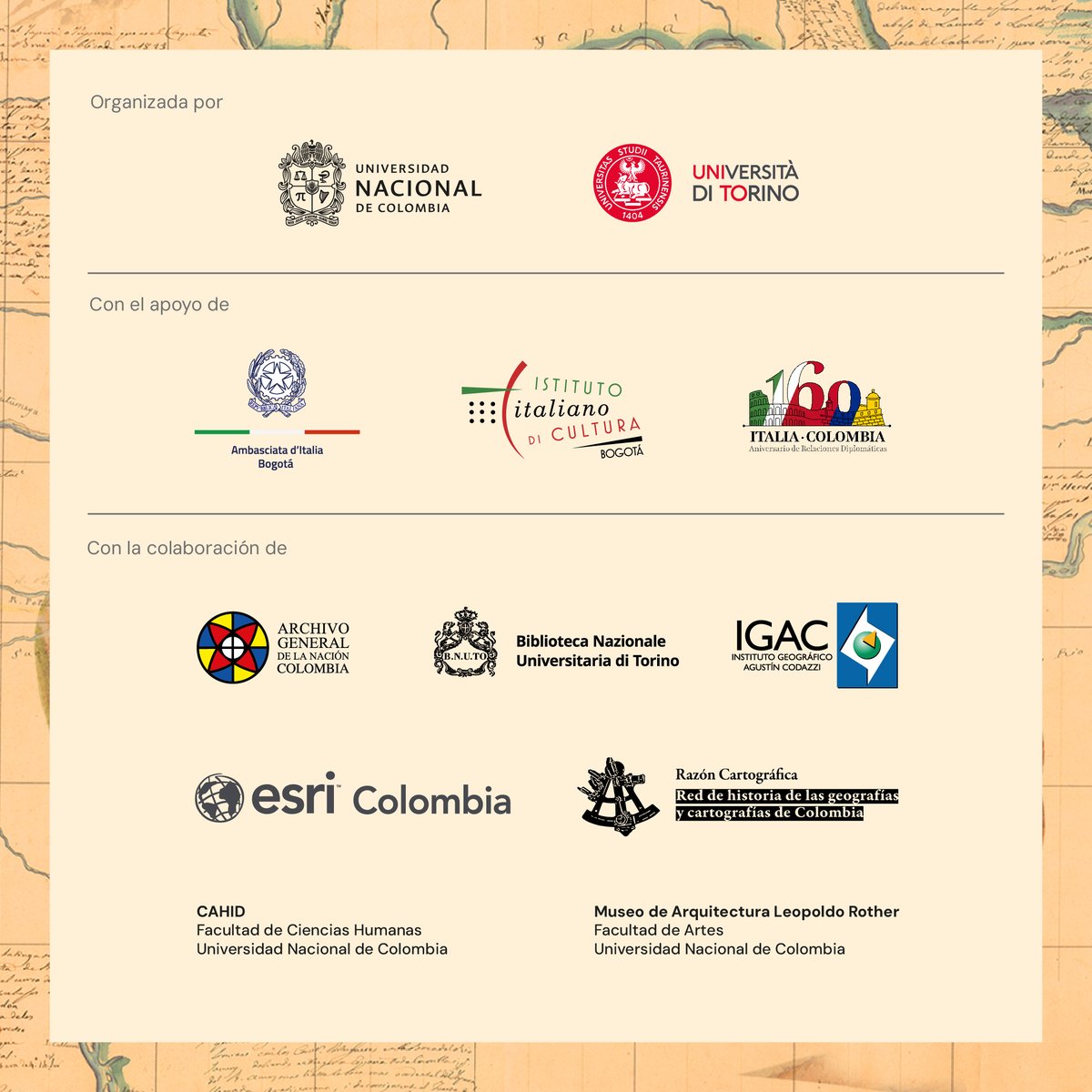 ✨Interesados en cartografía y cultura: el Museo Leopoldo Rother UNAL abrirá al público una experiencia intelectual y visual de gran relevancia 🌟🗺️Muy pronto revelaremos más detalles sobre este evento único que conecta la historia y el presente de manera profunda y significativa