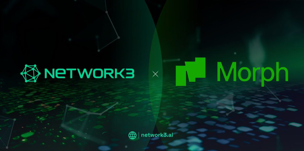 🎊 GM N3 Fam! We are super delighted to introduce our strategic partnership with @MorphL2.🚀 🔥 Morph is a fully permissionless EVM L2. We share a common vision of seamless access to AI training, safety, and scalable real-world device engagement. We will leverage their tech