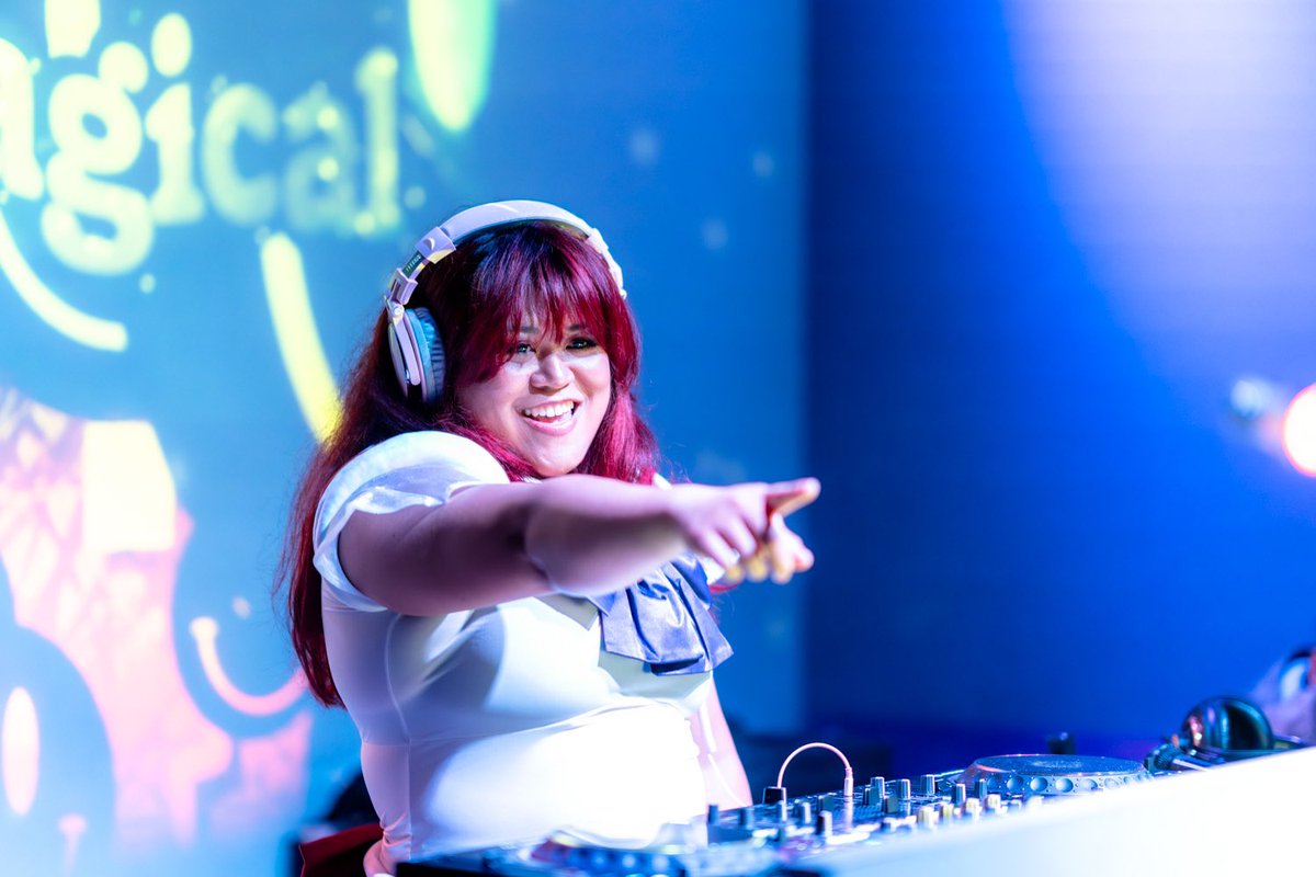 DJed a DDR (and other stuff) set recently in a Sailor Mars costume.