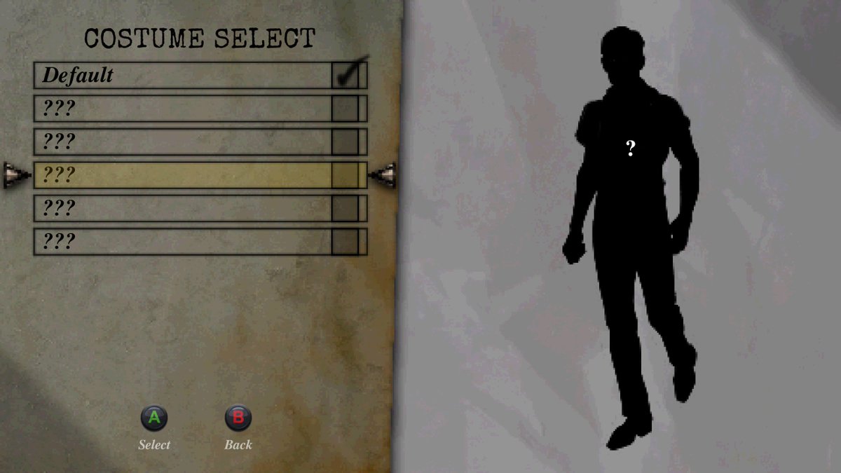 As is customary for classic #survivalhorror, CONSCRIPT will indeed have some unlockable bonus costumes for you to wear!

Any guesses as to what they will be?