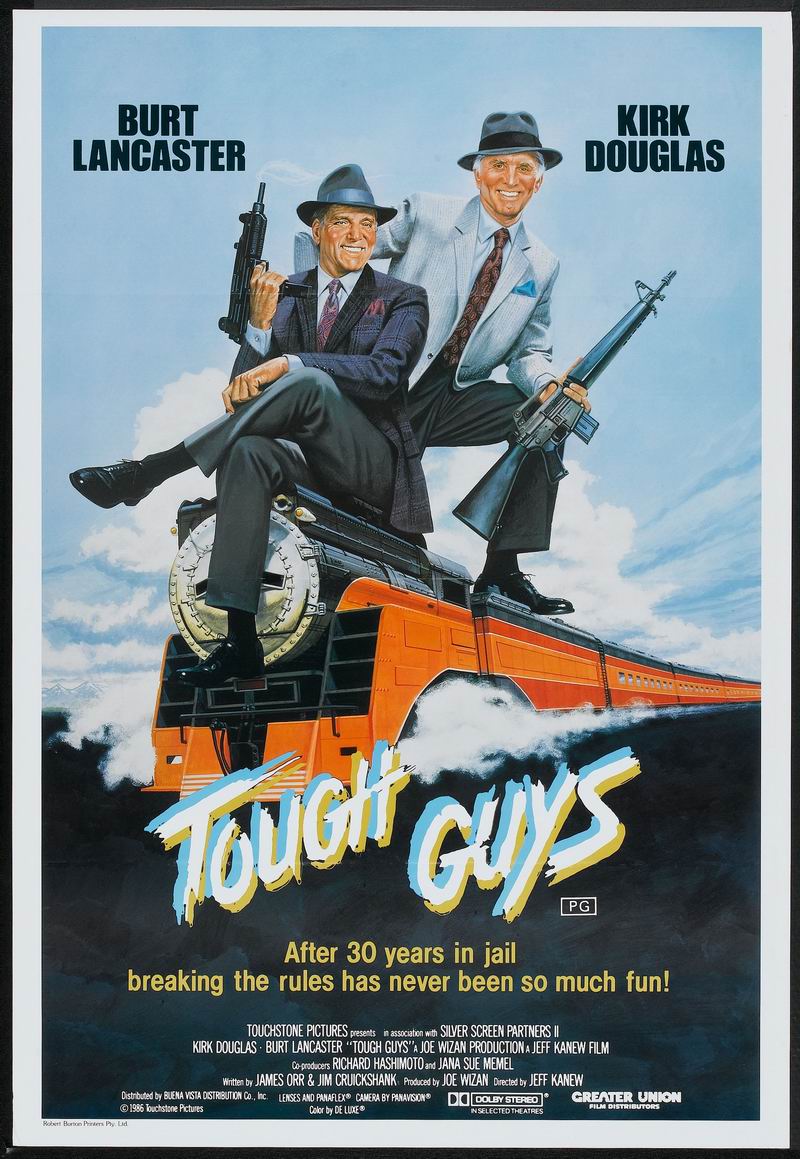 And now I'm watching 'Tough Guys' (1986) with Burt Lancaster & Kirk Douglas. and @danacarvey? Oh man, I can't wait!