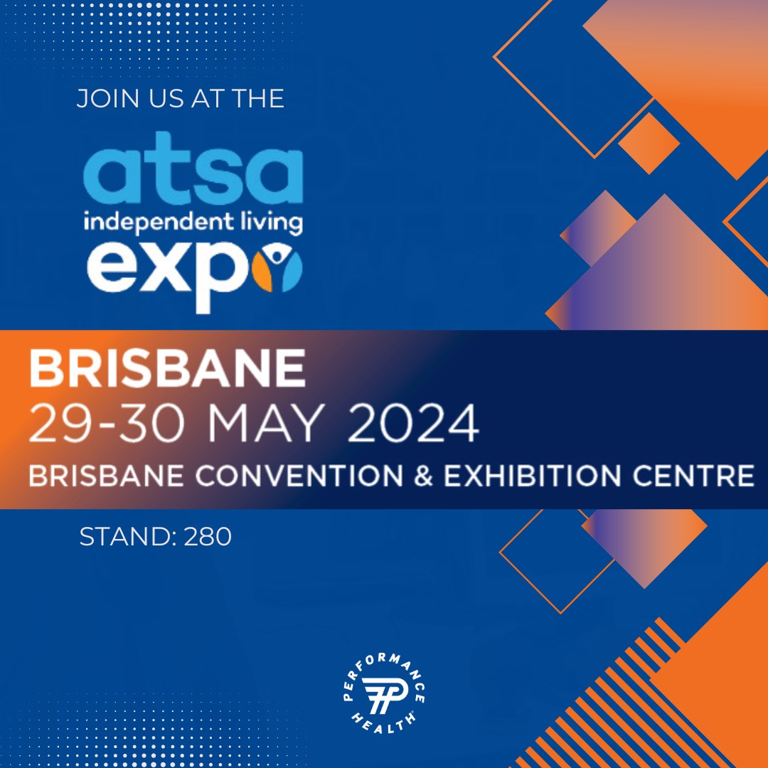 Last week we were able to be part of the ATSA Independent Living Expo in Sydney and this week we are proud to be supporting the event in Brisbane! Join us at Stand 280 to explore how Performance Health's products can enhance independent living.

#ATSAExpo #PerformanceHealth #ndis