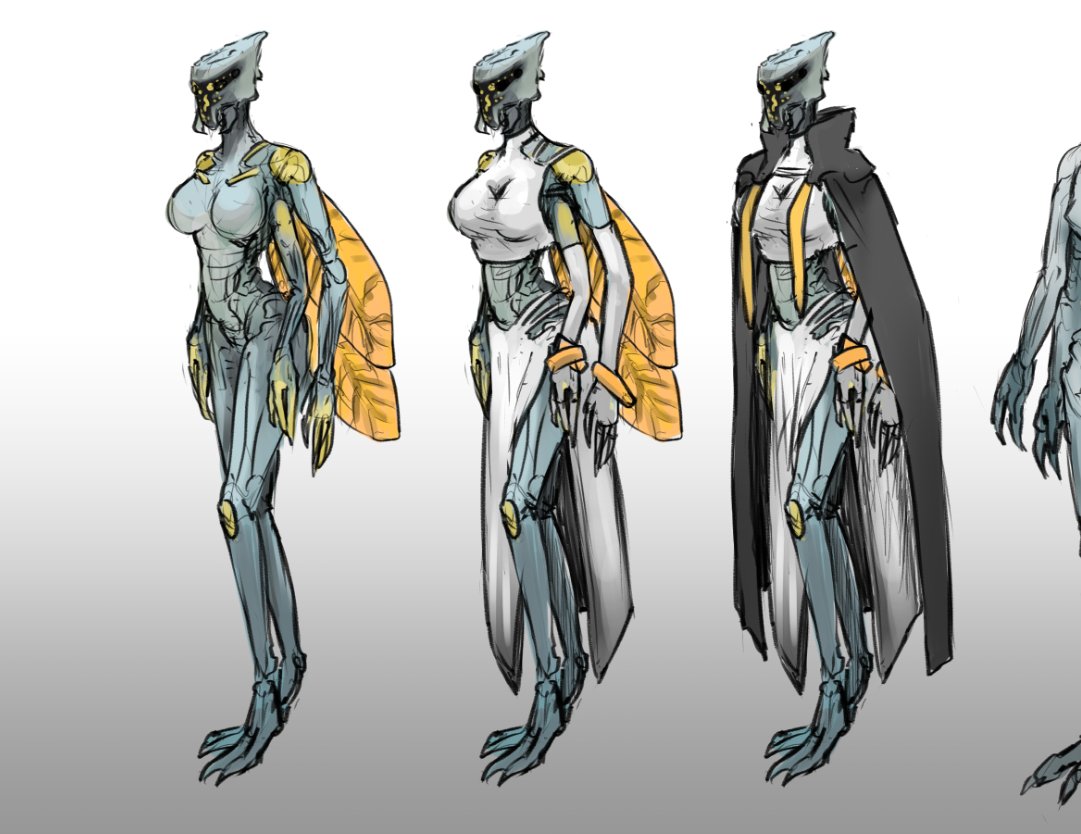 ParallelSketch's tweet image. Is this place still alive? Just me out here looking for concept art gigs. #commissionsopen #takingcommissions #artistatwork #antiai #characterart #conceptart #bugpeople #conceptdesign @UbisoftMTL @fromsoft_pics @PlayWarframe