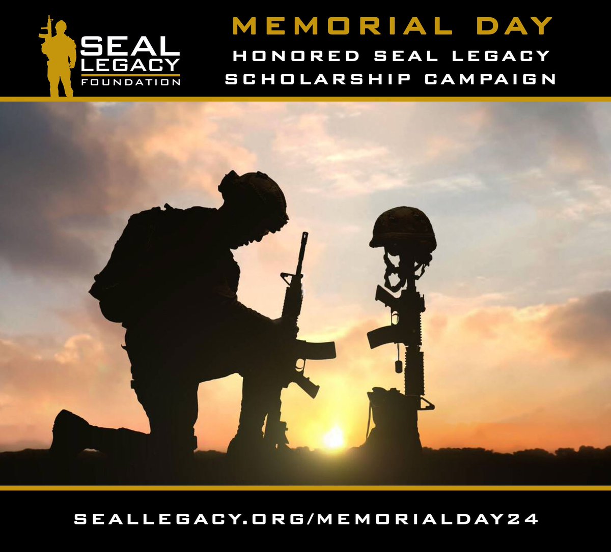 CALLING ALL PATRIOTS! Still time to support the Honored SEAL Legacy Scholarship Campaign! DONATE: SEALLegacy.org/memorialday24 AUCTION - closes at Midnight EST: SEALLegacy.org/auction24