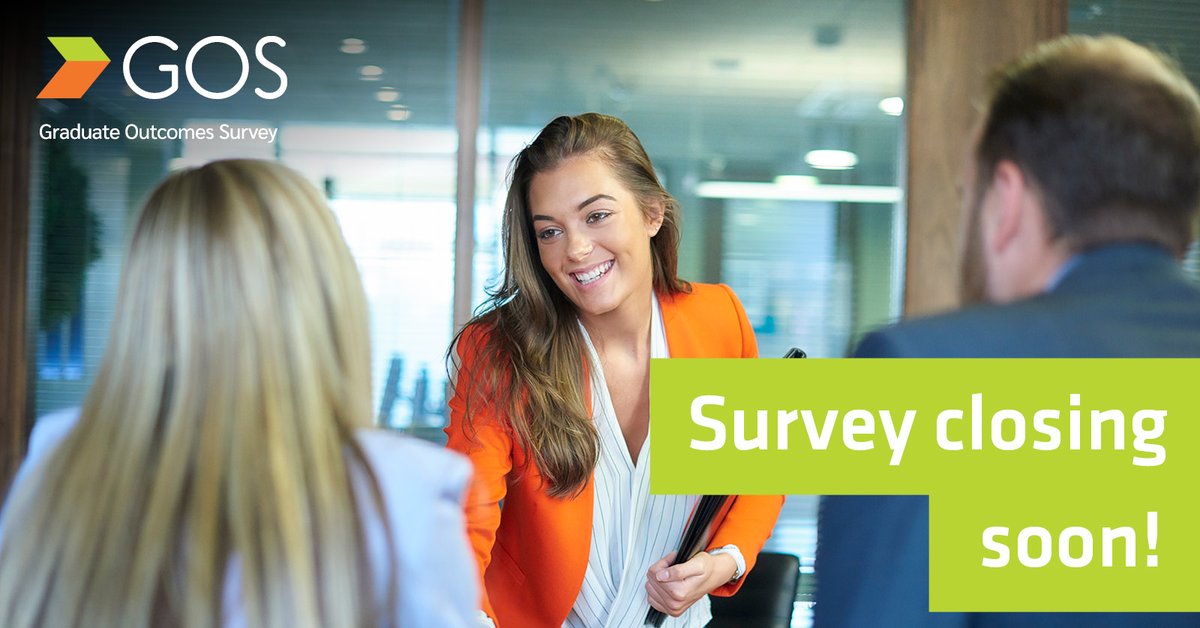 FINAL CALL! Don’t miss your chance to share your experience as a recent graduate.

Your answers are used to improve higher education for the students following in your footsteps.

Complete the survey today: ow.ly/4kUH50RtpkY