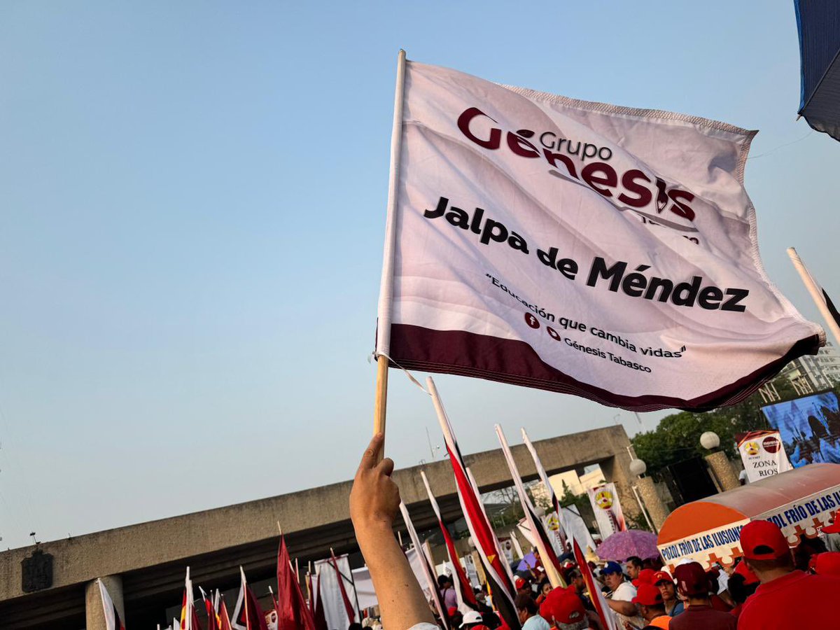 GenesisTabasco's tweet photo. Hoy acompañamos a nuestra próxima Presidenta, la Dra. @Claudiashein en el cierre de esta gran campaña, junto con los candidatos @TabascoJavier y @YolandaOsunaH . 

Somos un pueblo unido para que siga la cuarta transformación. ¡Vamos 6 de 6! ¡Vamos #Morena! ¡Vamos #GénesisTabasco! https://t.co/xwcGbz5lwe
