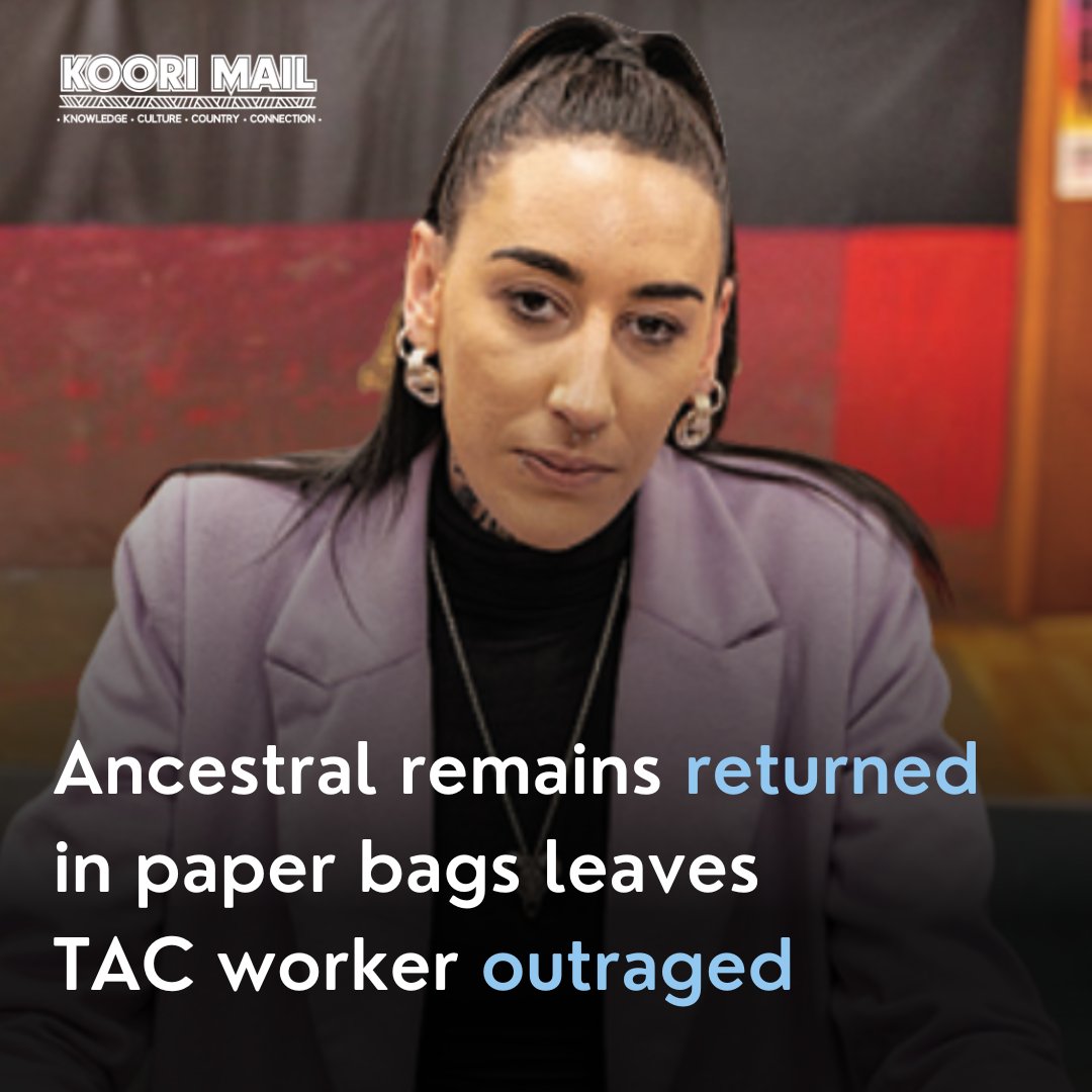 THE Tasmanian Aboriginal Centre (TAC) is outraged ancestral remains have been dropped off, unannounced, in brown paper bags. TAC project worker, Palawa woman Emerenna Burgess, said a plain-clothed police officer walked in and said ‘here’s some bones’. #KooriMail