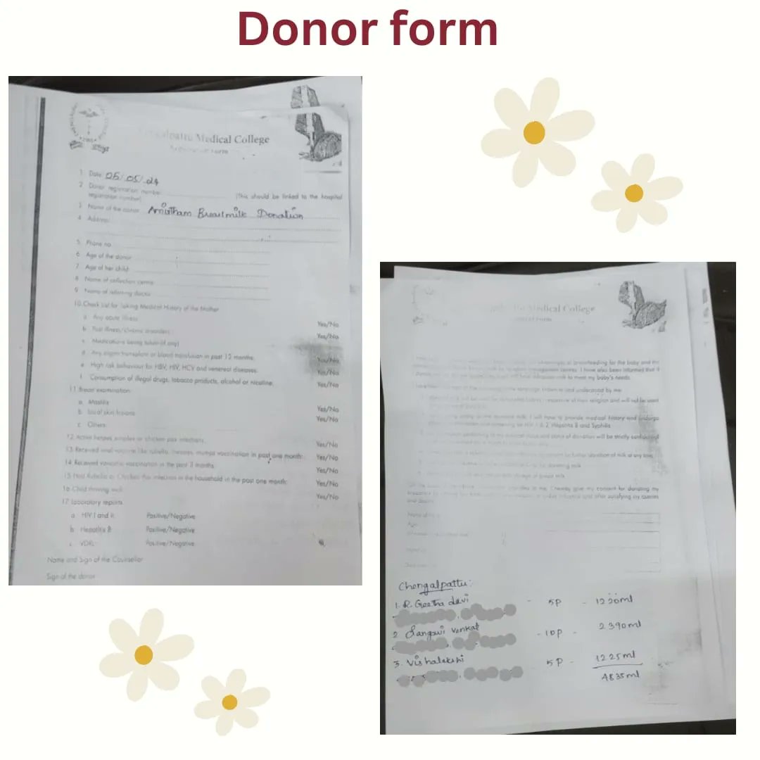 We thank all our donor mother's for donating their #liquidgold for saving tiny #nicu babies👩‍🍼. We #amirthamfoundation is really appreciating them and their little babies for sharing their food for unknown babies. Special thanks to their family for their support.🙏🏻