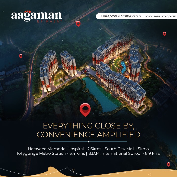 Skip the traffic, and embrace the ease. Live close to everything that matters in life.

Explore now: rajathomes.com/aagaman/

#Aagaman #RajatHomes #LuxuryHomes #DreamDevelopDeliver #Kolkata #LuxuryLiving #LuxuryLifestyle #LuxuryResidences #AffordableLuxury #Amenities