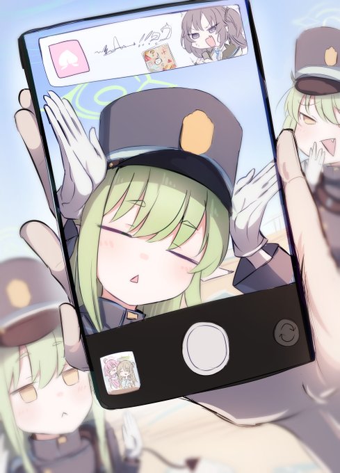 「blush phone」 illustration images(Latest)