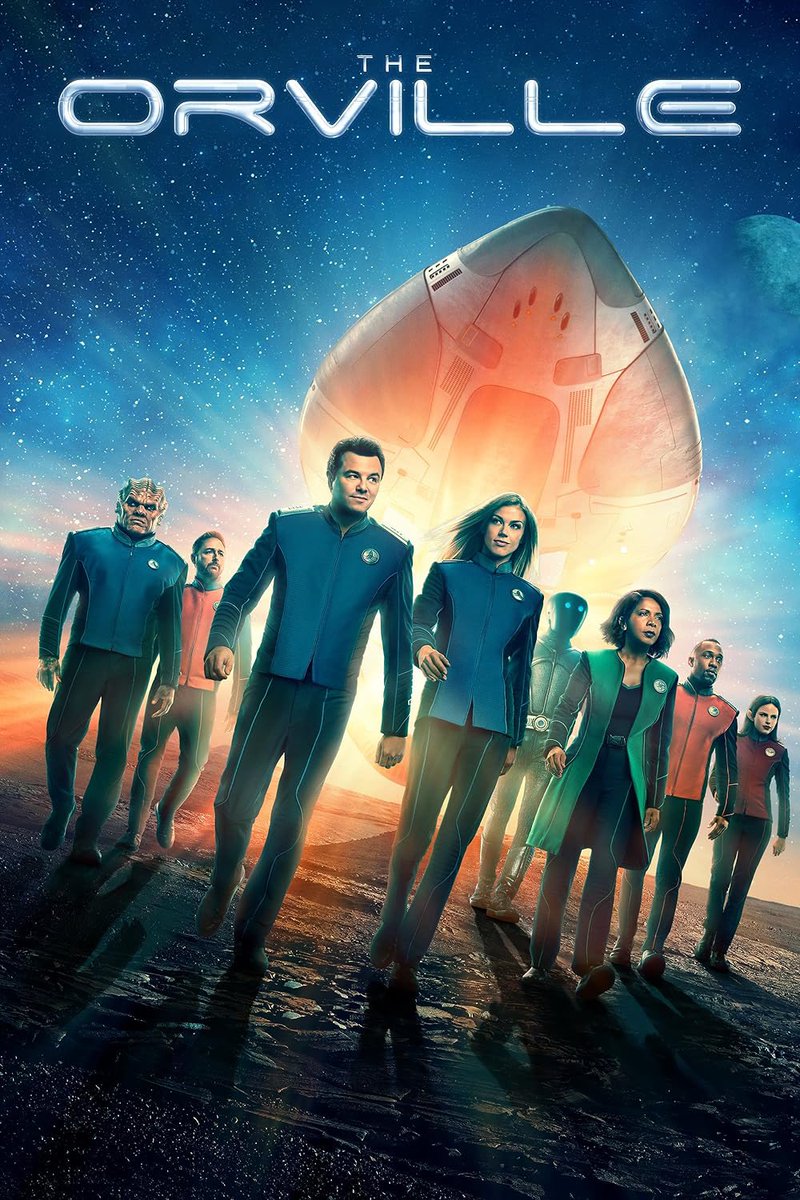 The Orville (2017-2022) 

Seth MacFarlane is a fuckin’ genius, man. This show’s kinda like Star Trek, but actually good. Mostly serious, with a bit of a comedic side. The overall story was crazy. REALLY enjoyed this. Heavily recommend if you’re into this kinda thing.