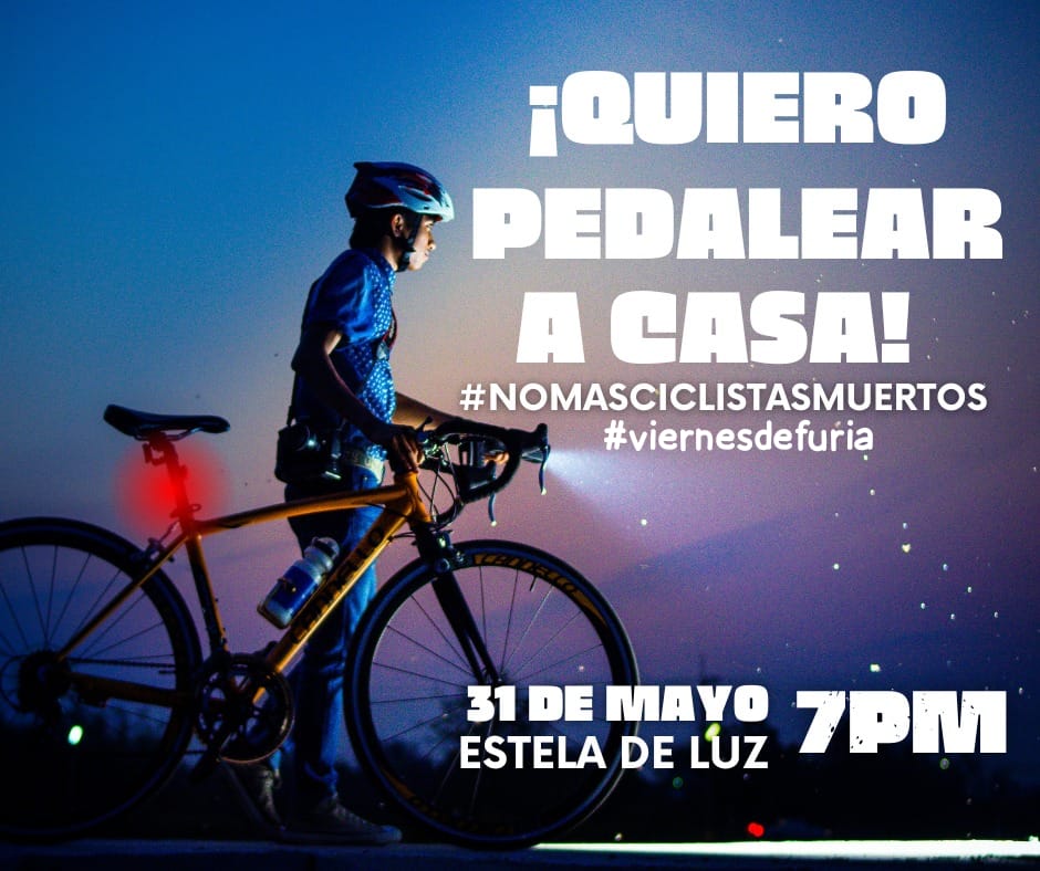 Andrés Maciel de nacionalidad Venezolana quien murió hoy atropellado por un camión en reforma buscaba una forma más amable de transladarse,estaba de forma legal en CDMX pero lo alcanzó la anarquia vial.
DEP
QUIERO PEDALEAR A CASA !!