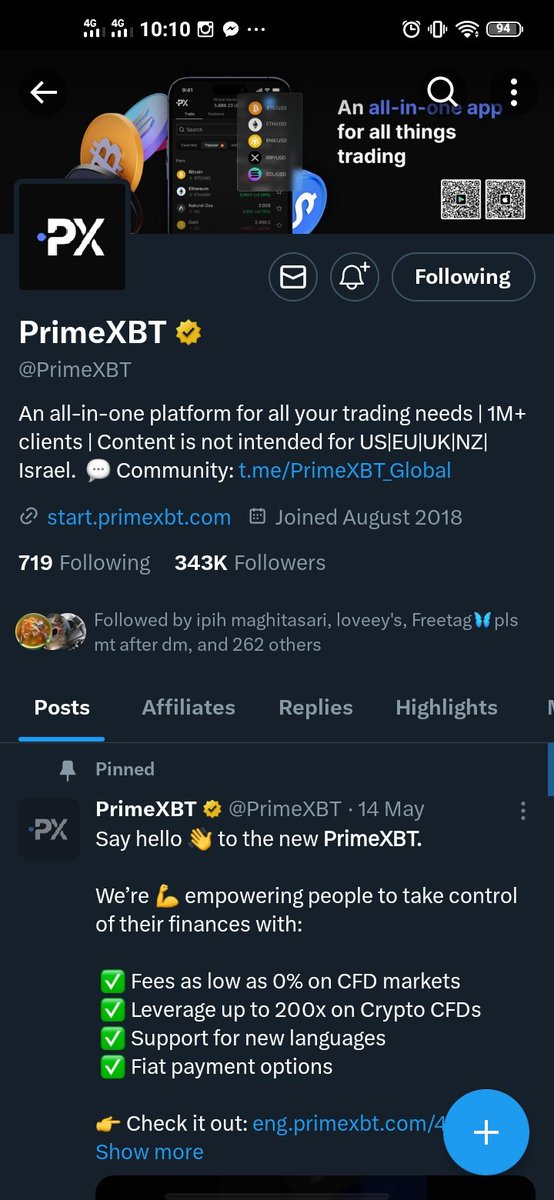b3ar0xwin's tweet photo. @CryptoKing4Ever @PrimeXBT https://t.co/goO1aniXWL