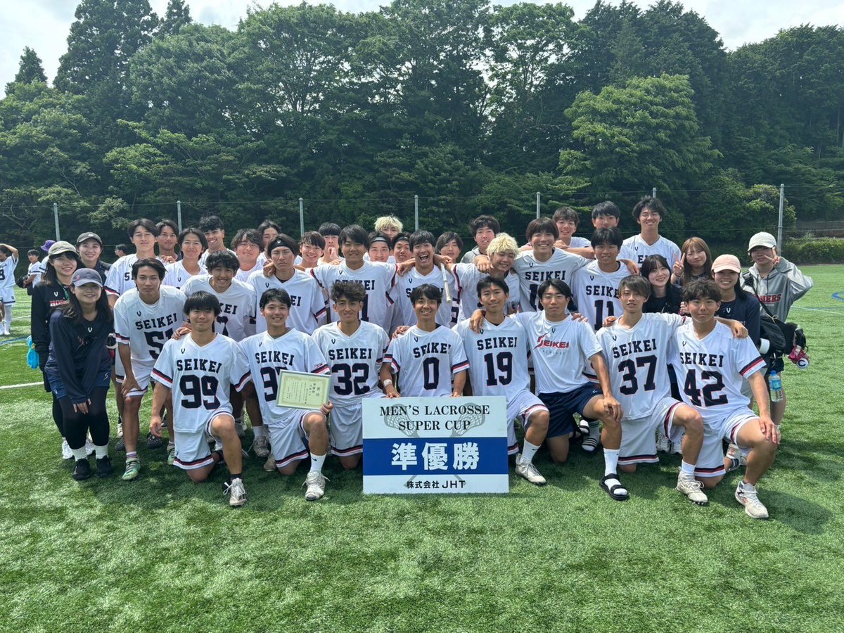 jhtlax's tweet photo. 優勝:岡山大学
賞品:男子ラクロススーパーカップ実行委員会より
ラクロスゴール1台
⁡
準優勝:成蹊大学
賞品:株式会社LAXONE様よりボール3ダース
⁡
3位:同志社大学
賞品:株式会社LAXONE様よりボール1ダース
⁡
4位:東海大学
5位:京都産業大学
6位:名城大学
7位:学習院大学 https://t.co/60z8tiIn05