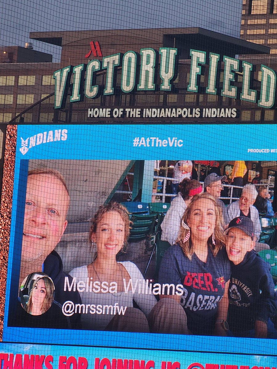 We made it on the big screen! <a href="/indyindians/">Indianapolis Indians</a>