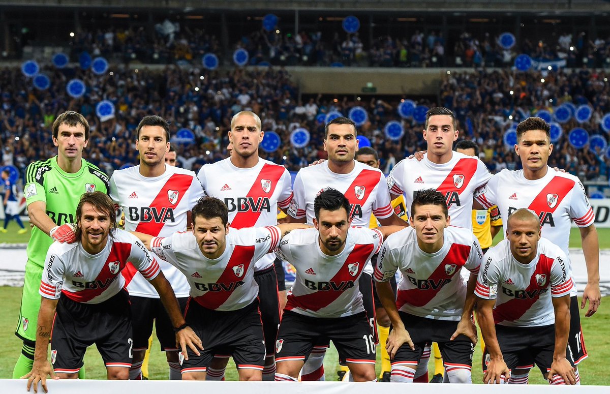 Hace 9 años, el River de Gallardo le hacía 3 a domicilio a @Cruzeiro, la histórica bestia negra, con un EQUIPAZO.