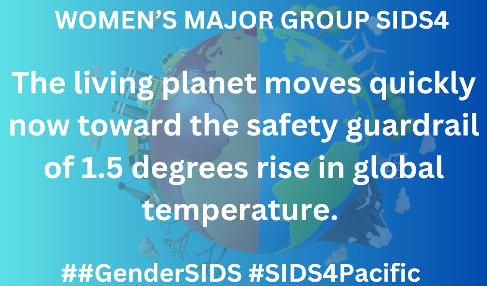 'We expect the solidarity of small island governments and territories in this crucial work for ourselves, other species and the living Planet.” - #SIDS4PacificFeminist Read #WomensMajorGroup Statement here: divafiji.org/statement-of-t… #PacificFeministDefendingTheLivingPlanet