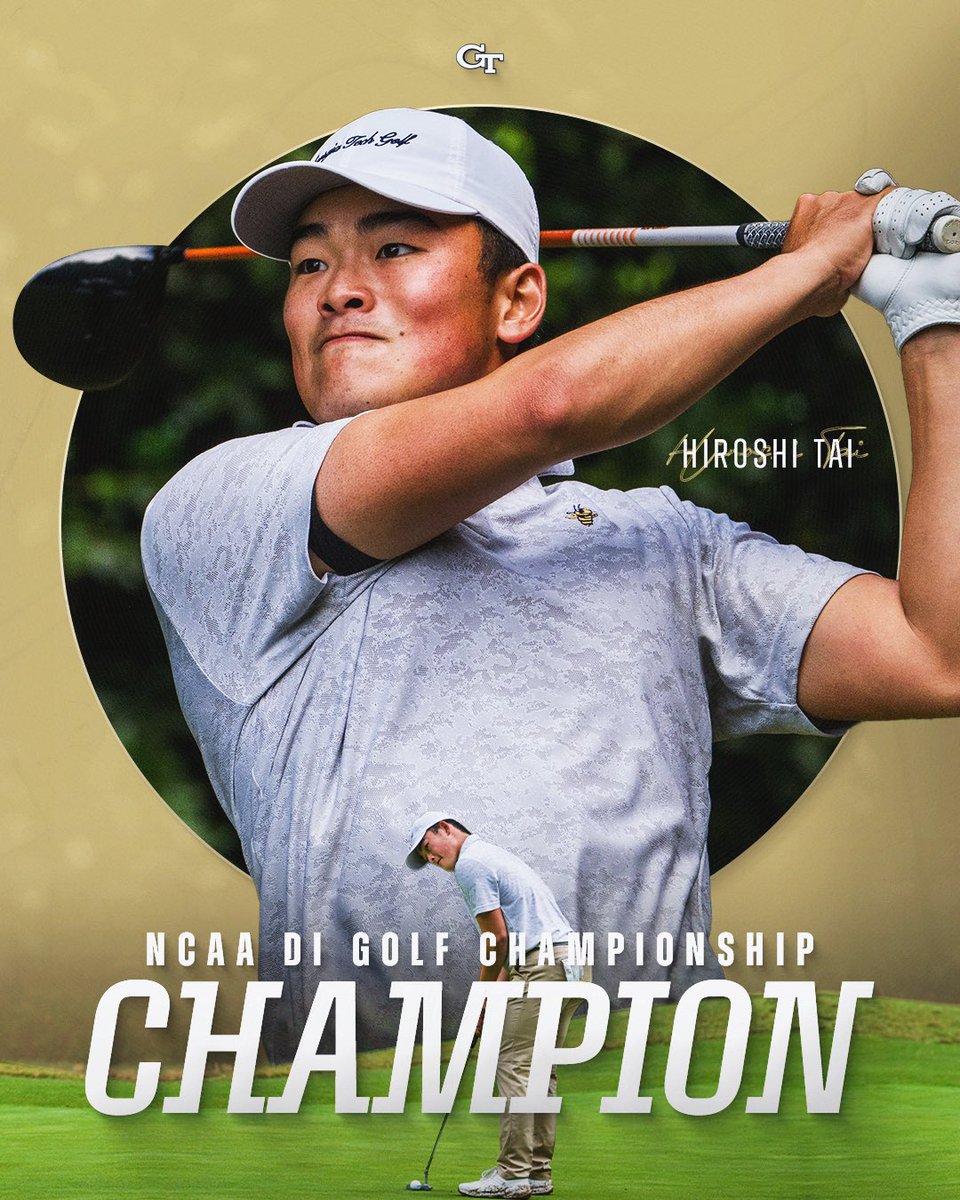 Our fourth national collegiate golf champion! Congratulations to <a href="/HiroshiTai05/">Hiroshi Tai</a> !
He joins Watts Gunn (1927), Charlie Yates (1934) and Troy Matteson (2002).