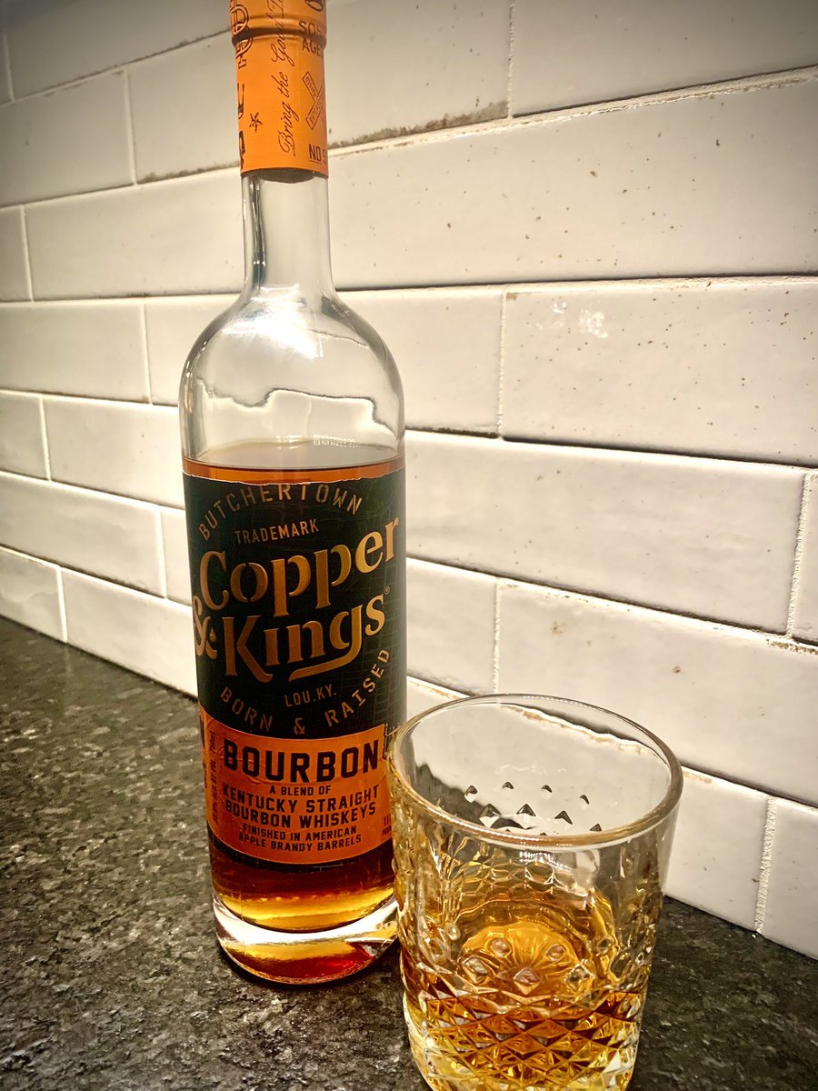 #FreshCrack from @CopperAndKings sourced and aged in their Apple Brandy barrels and sonic aged. Interesting nose hot up front but finishes gently with a dried apple hint