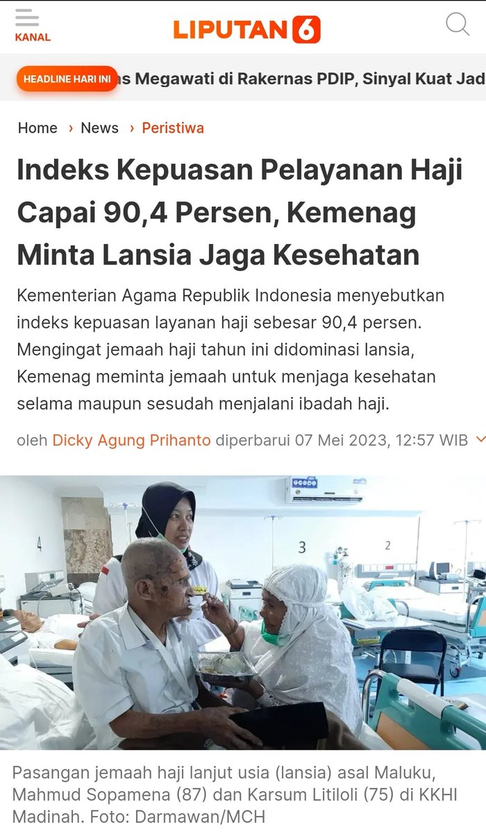 Tahun lalu, indeks kepuasan pelayanan haji mencapai 90,4%. Ini berkat kerja keras dari para petugas haji dan juga @Kemenag_RI Tahun ini, pelayanan haji harus bisa dipertahankan bahkan ditingkatkan. Jumlah kuota haji yg meningkat dan banyaknya lansia menjadi challenge