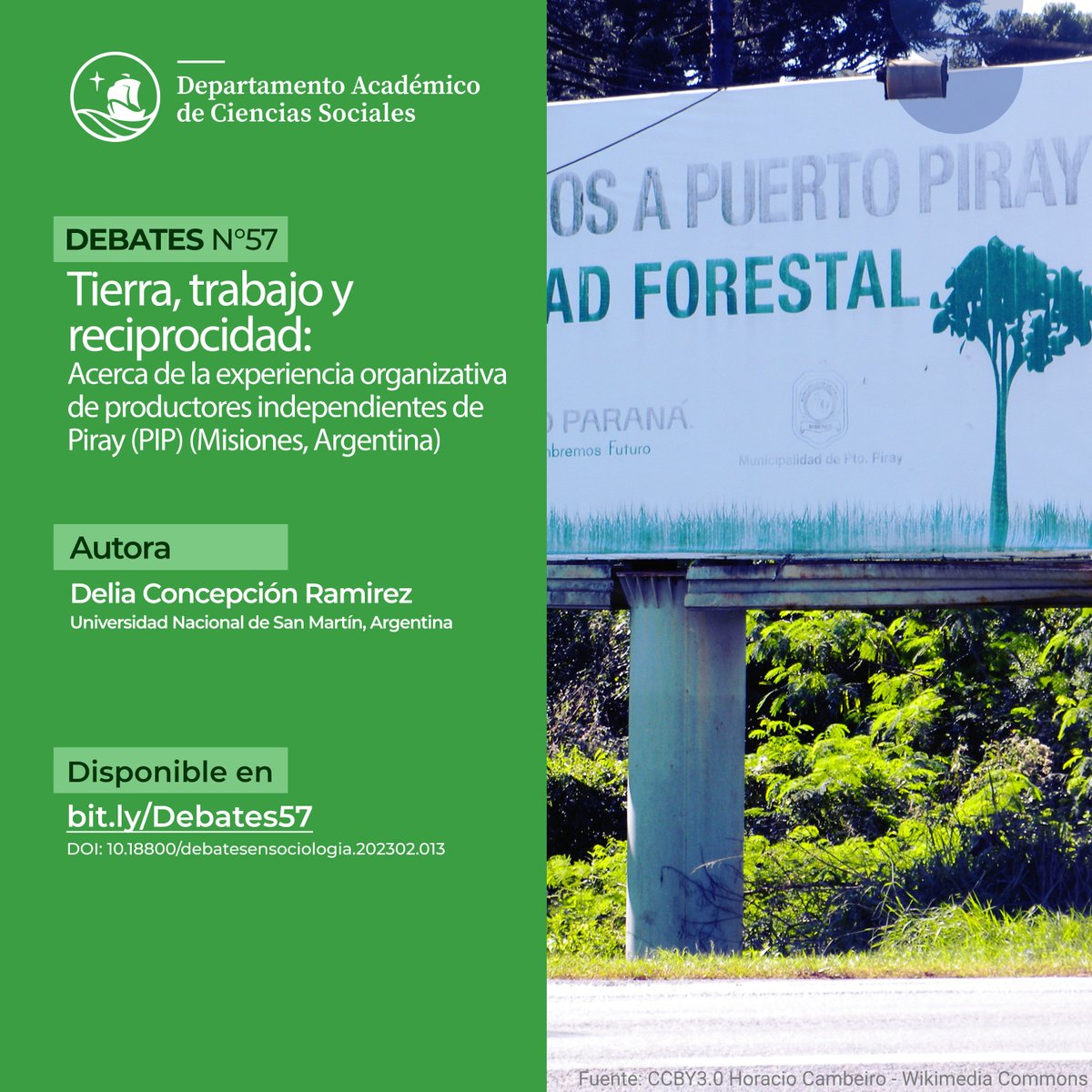 Revista Debates en Sociología - PUCP tweet media