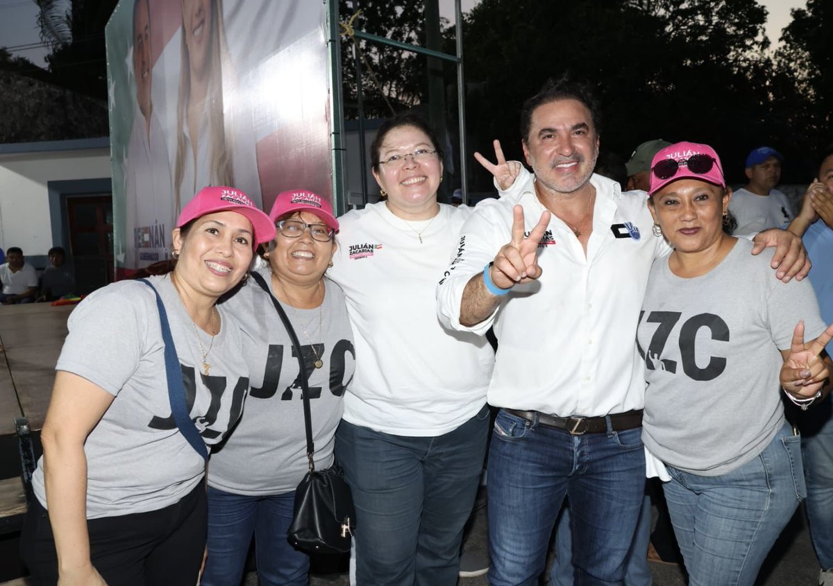 CON JULIÁN GANA #BUCTZOTZ. 

Contento de visitar el municipio y acompañar a <a href="/PiliSantosDiaz/">Pili Santos Diaz</a> y <a href="/RenanBarrera/">Renán Barrera</a> en estos últimos días de campaña. ¡Gracias por el increíble recibimiento y el apoyo! 

Este 2 de junio, vota Julián Zacarías. ✌️