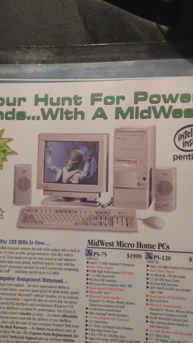 @K3TripleR 29 years, MidWest Micro P5-133 #MidWestMicro #windows95