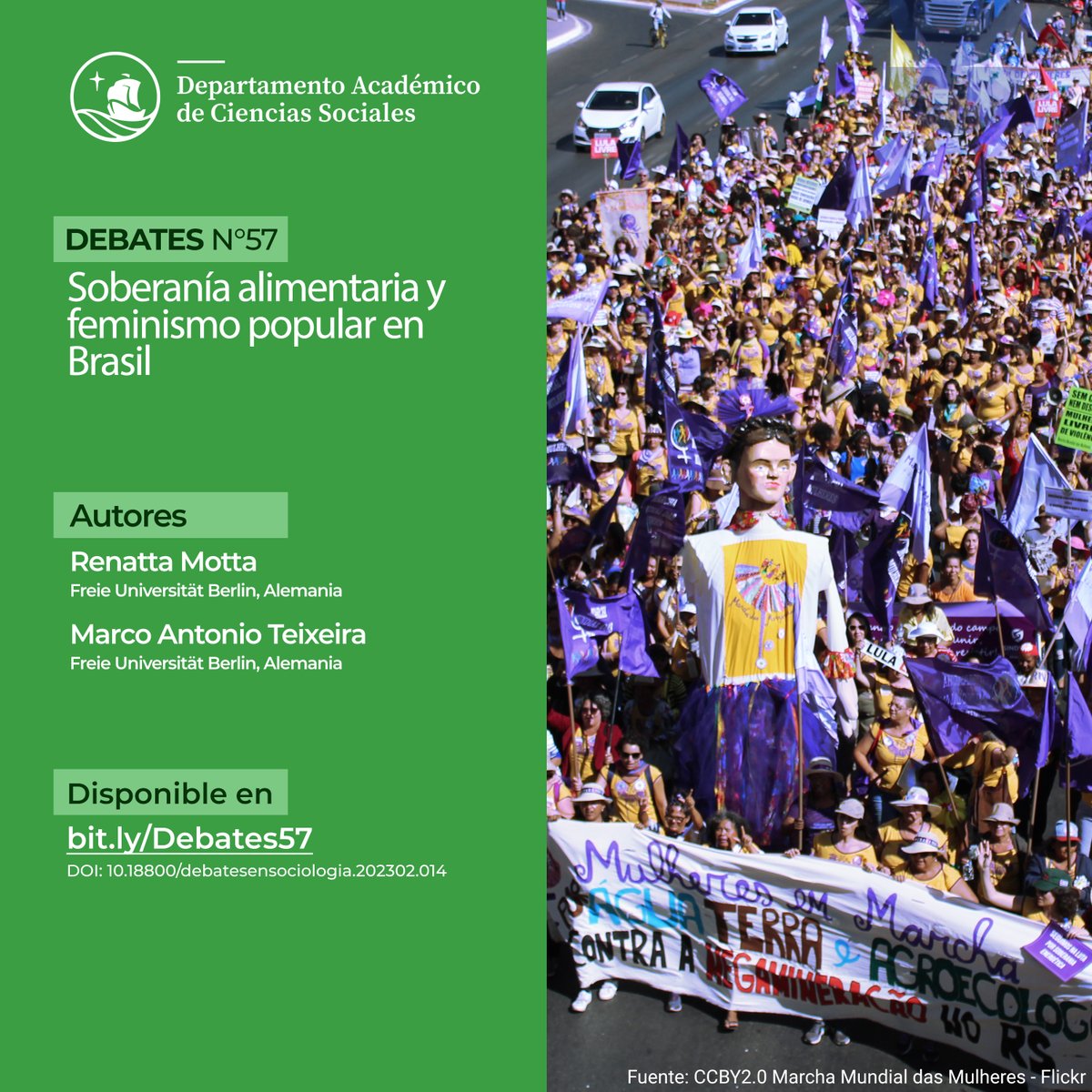 Revista Debates en Sociología - PUCP tweet media