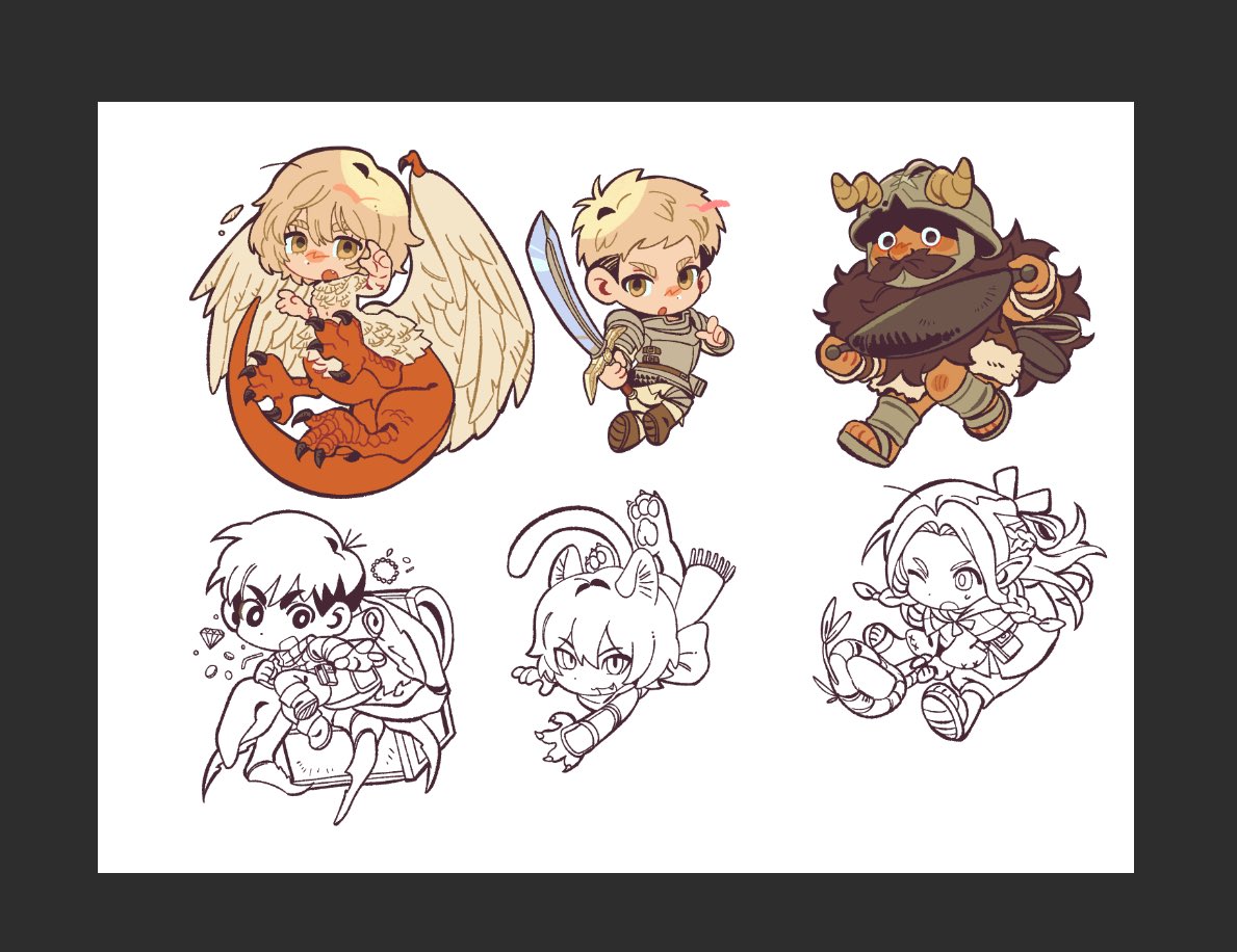 sorry i keep posting wips but super excited for these little guys 