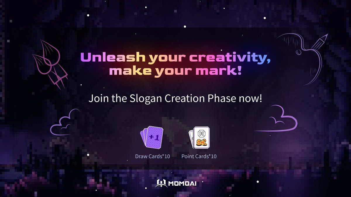 🚀 Unleash your creativity with the Slogan Creation Contest! 🎉 In a world full of noise, a slogan isn't just a tagline—it's the heartbeat of a project! 📝 Submit the slogan you create for #MomoAI via the form and write down your invite code docs.google.com/forms/d/1jsuC0… If your