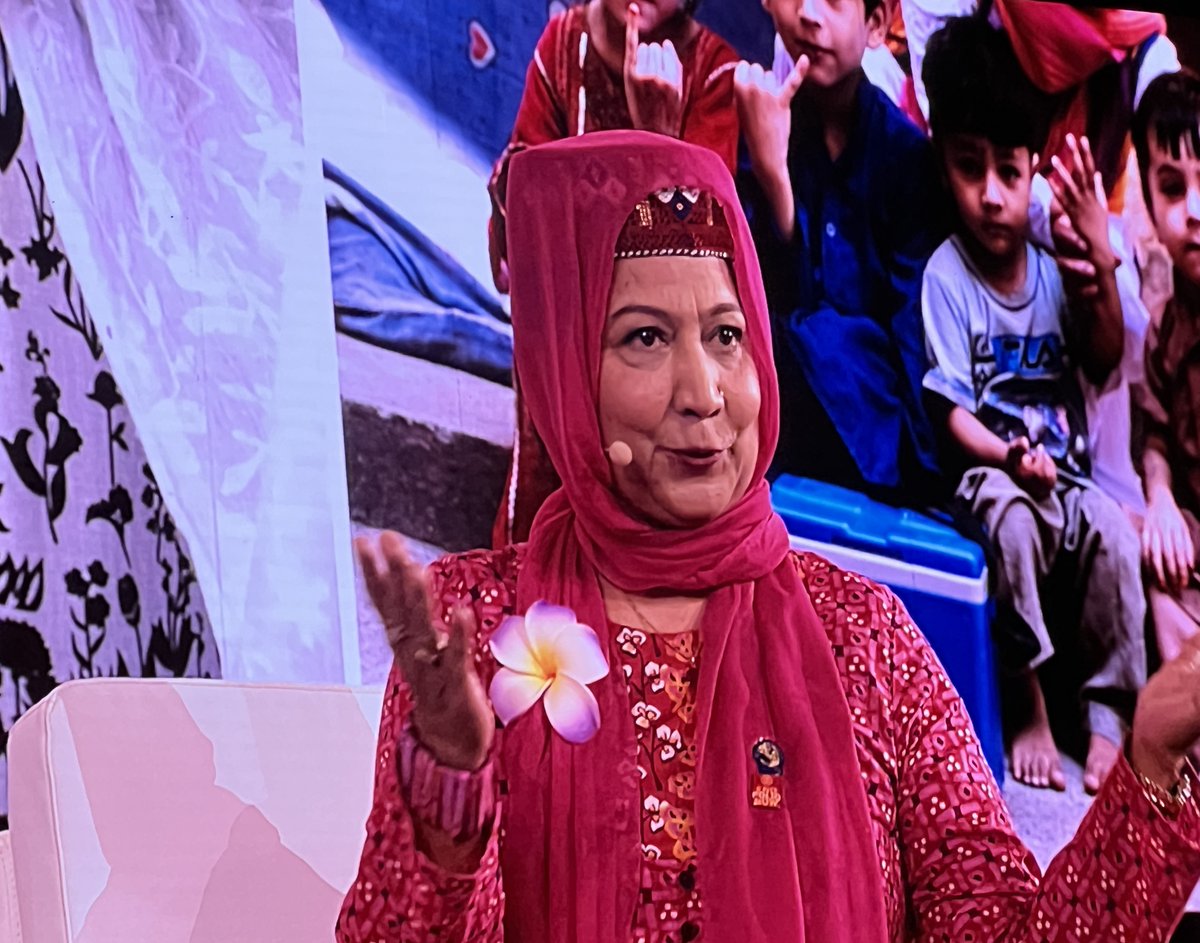 It was an honor to hear from Tayyaba Gul at #Rotary24. As a female frontline worker running a Polio Resource Center in Pakistan, Tayyaba represents one of our most valuable resources in polio eradication. #EndPolio