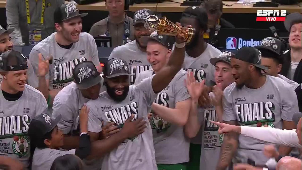 mosballin's tweet photo. JAYLEN BROWN YOUR ECFINALS MVP! https://t.co/v3VunV520V