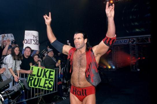 Scott Hall debuted on WCW Nitro on May 27, 1996... Becky Lynch paying homage (with her gear) to Scott Hall today on May 27, 2024.... Is this an omen? Or a coincidence? #WWERaw