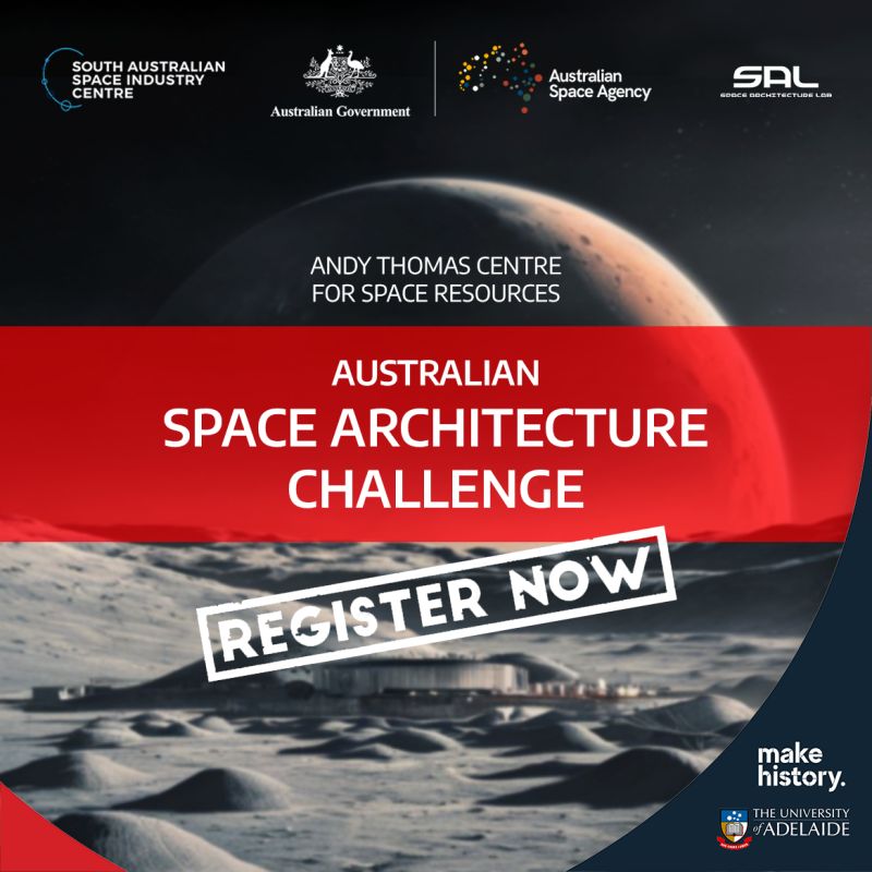 The Australian Space Architecture Challenge is now open to students and graduates! Up to $6,000 in funding available and the chance to have winning entries featured at the International Astronautical Congress in Italy. Register now🔗 bit.ly/4bT7E7L

#SpaceIndustry