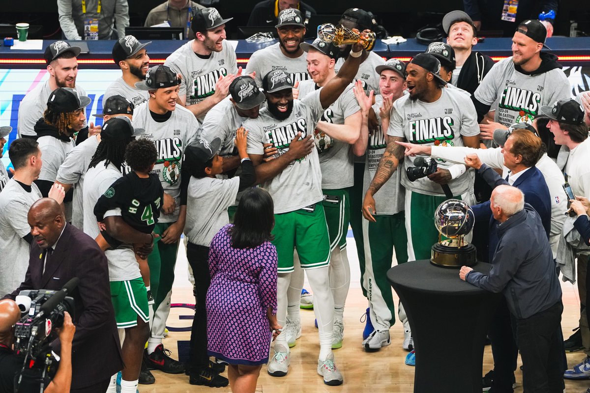 Your 2023-2024 Eastern Conference Champs 🏆☘️ Gear up like a pro and get Finals ready: bit.ly/4dTXVzU