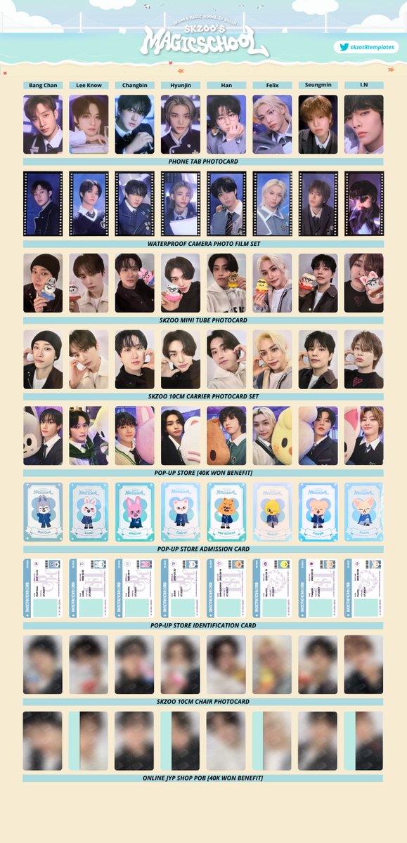 Stray Kids Template ✨ SKZOO's Magic School in Busan ✓ Complete
