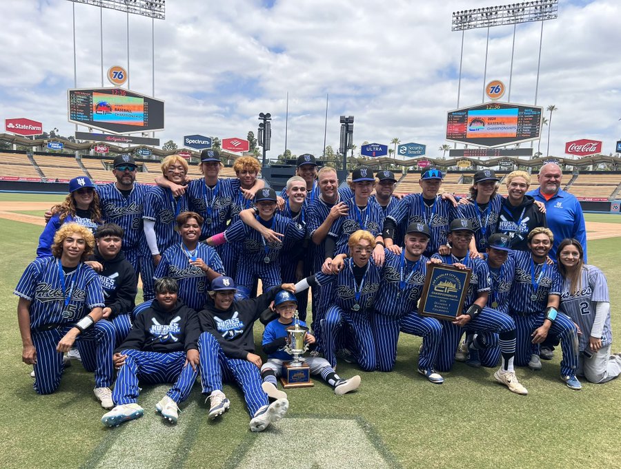 Congrats Nick Park (North Hollywood). SoCal Baseball Player of the Week. Hit two triples at Dodger Stadium (one for go-ahead RBI in 8th inning) to lead Huskies to their first section title since 1957. @HaroldAbend @CIFLACS @nhhs_athletics calhisports.com/2024/05/27/soc…