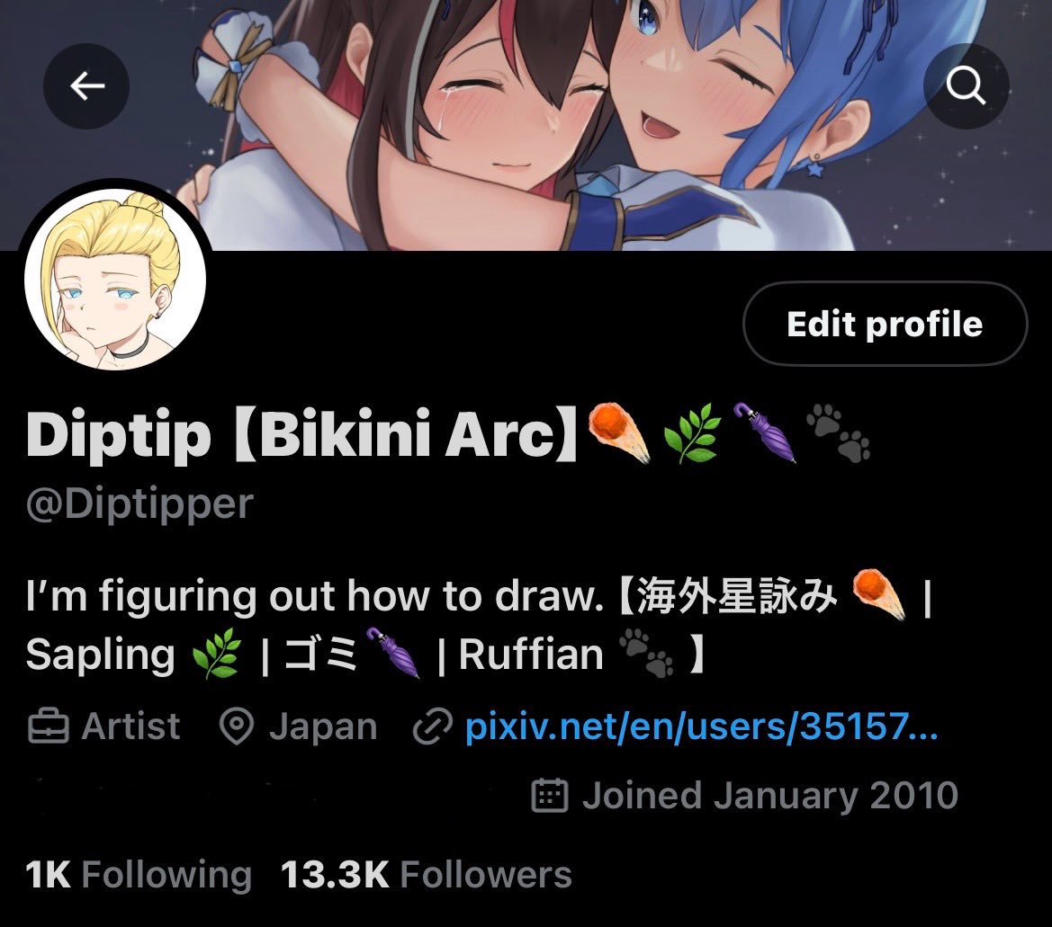 To think I was at 12.7K just yesterday. Thank you so much for the follows! I draw vtubers and post about game developments sometimes. Please continue to support me!