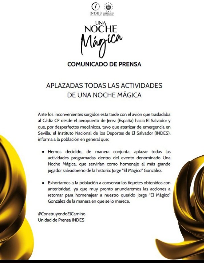 MIABUELOF's tweet photo. No habrá noche Magica https://t.co/9ptO0jQSpS