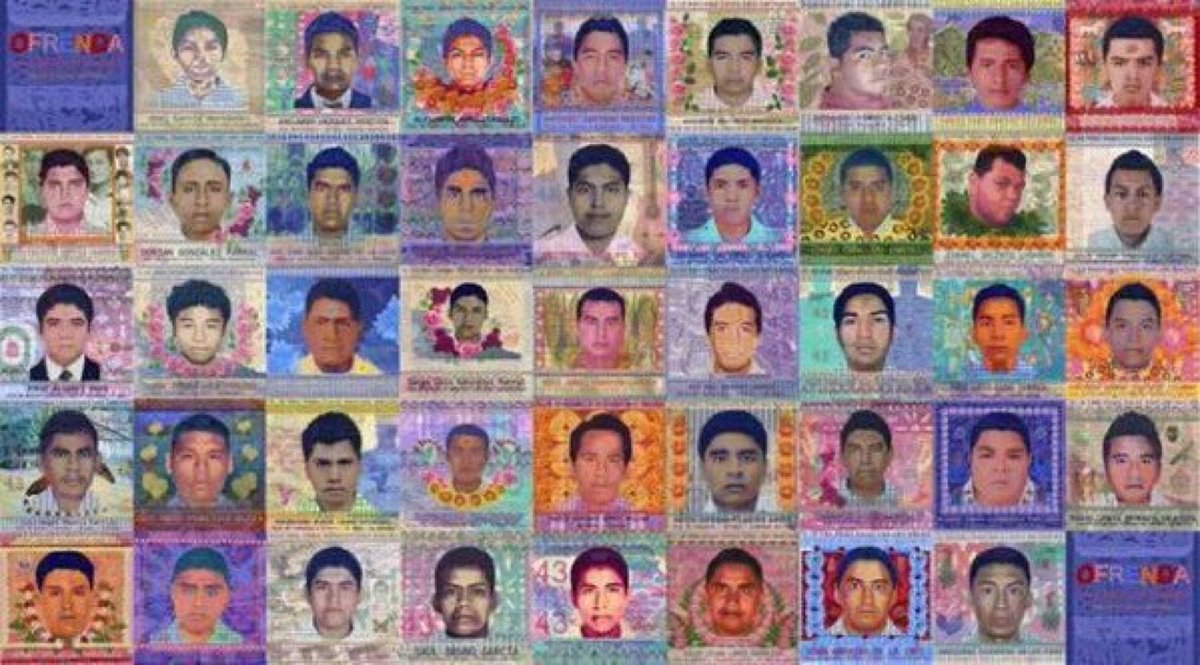 29 JoséE
30 JoséLuisL
31 Jhosivani
32 JulioCésarL
El GIEI solicitó investigar el tráfico de drogas escondidas en autobuses como probable motivo del ataque a los normalistas, ya que un quinto autobús que apareció quemado fue omitido en la investigación oficial.
#Ayotzinapa9Años
